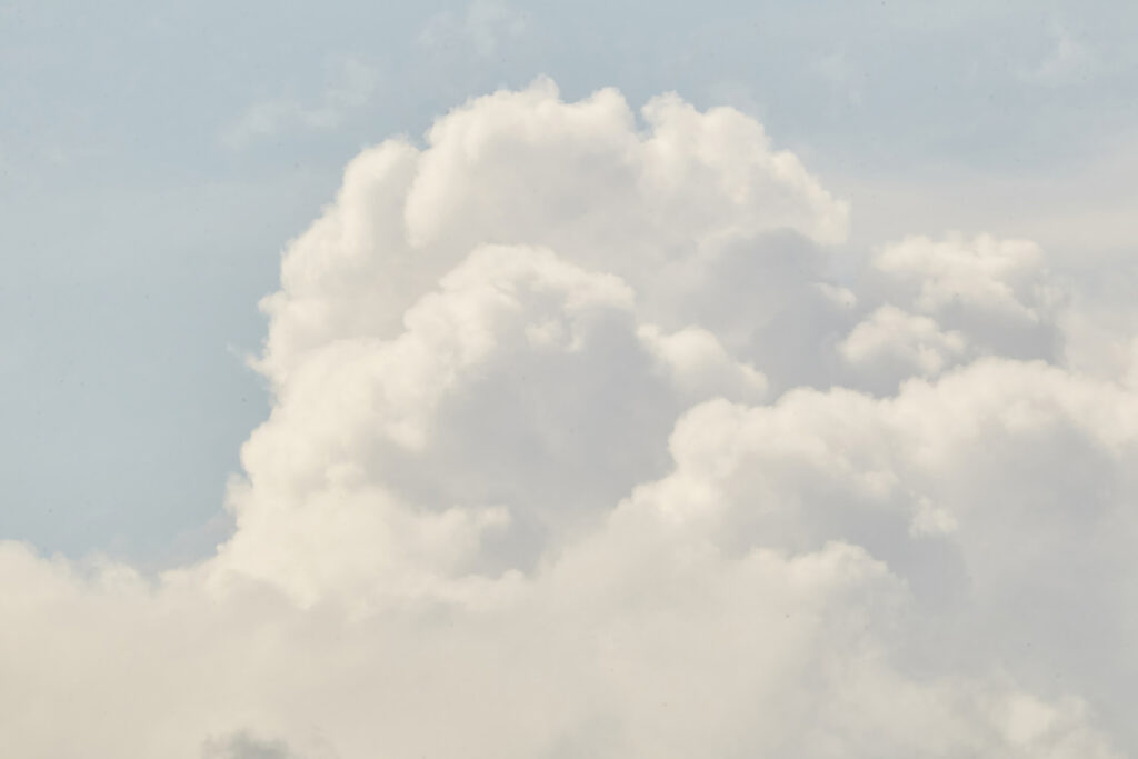 Clouds in sunlight — full design
