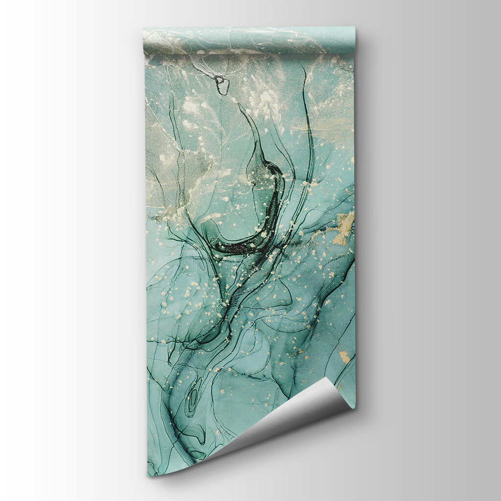 Turquoise and dark veins — product view