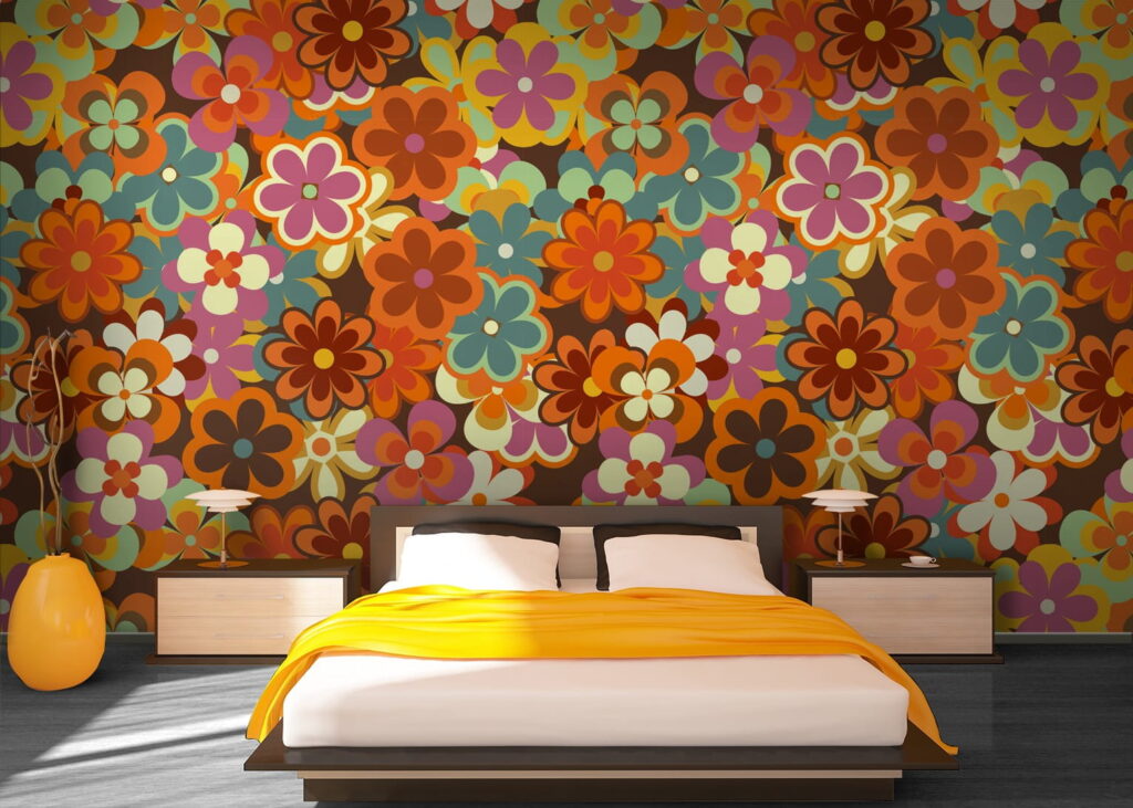 Warm festive flowers — interior 1