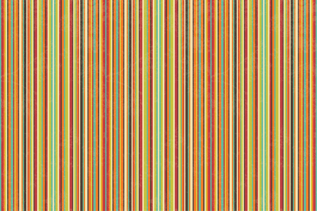 Narrow rainbow stripes — full design
