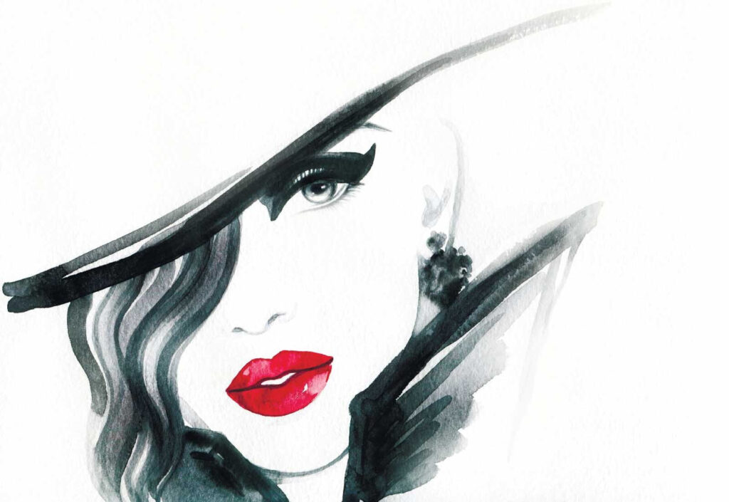 Red Lip Muse — full design