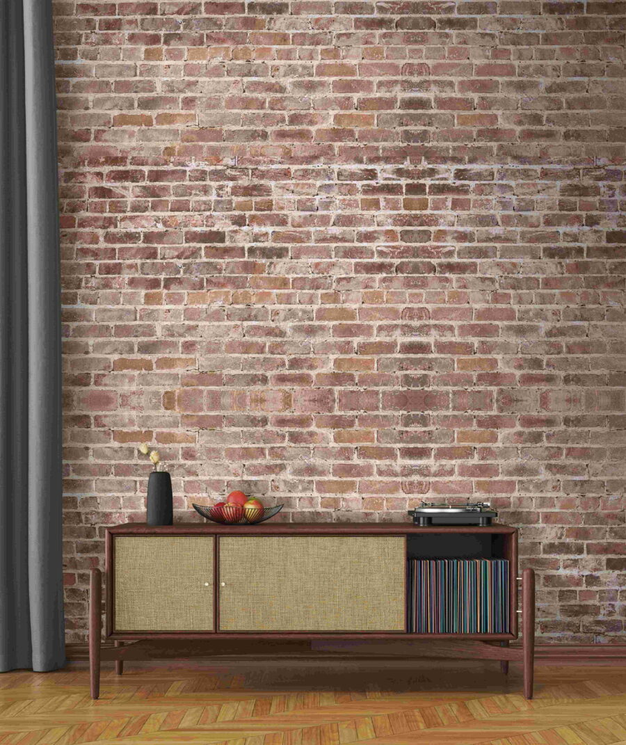 Old brick, rust tones — interior 1