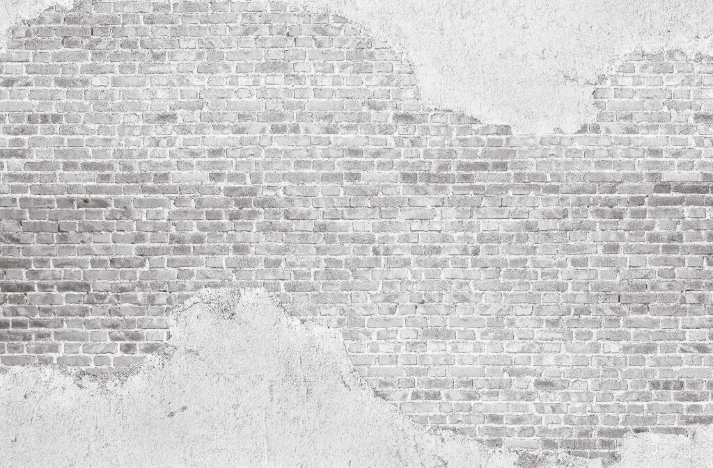 Peeling wall in grey — full design