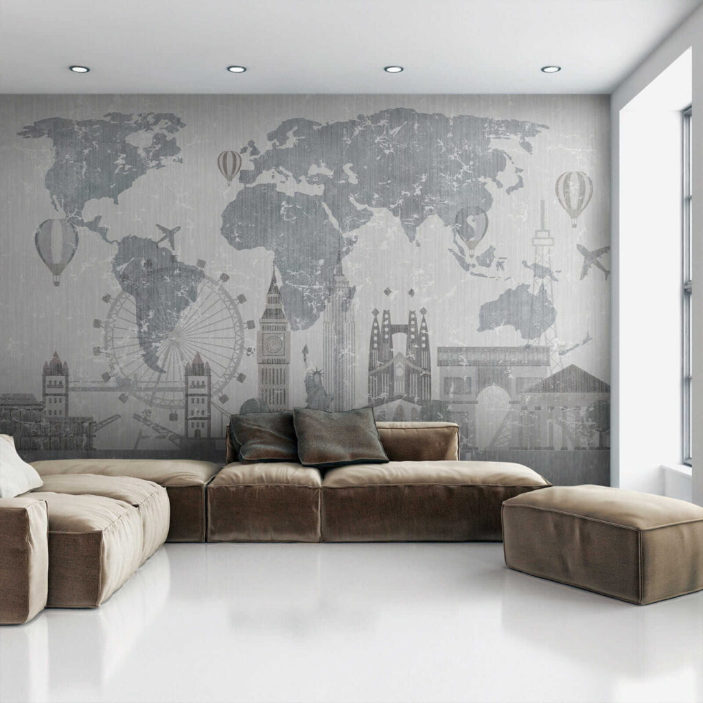 World map and landmarks — interior 4