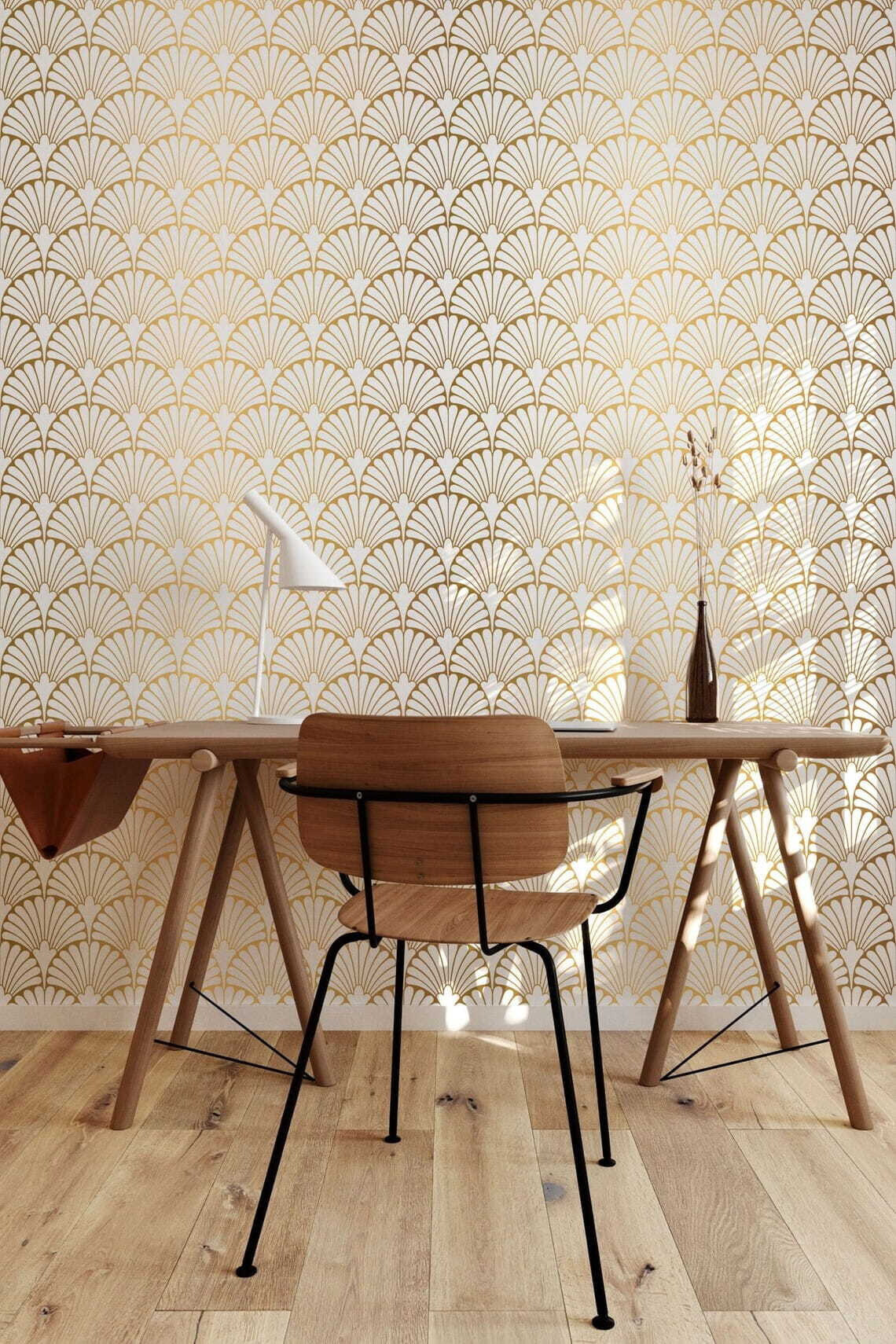 Woven Glow in an interior