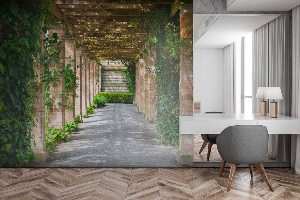 Path under a pergola — interior 9