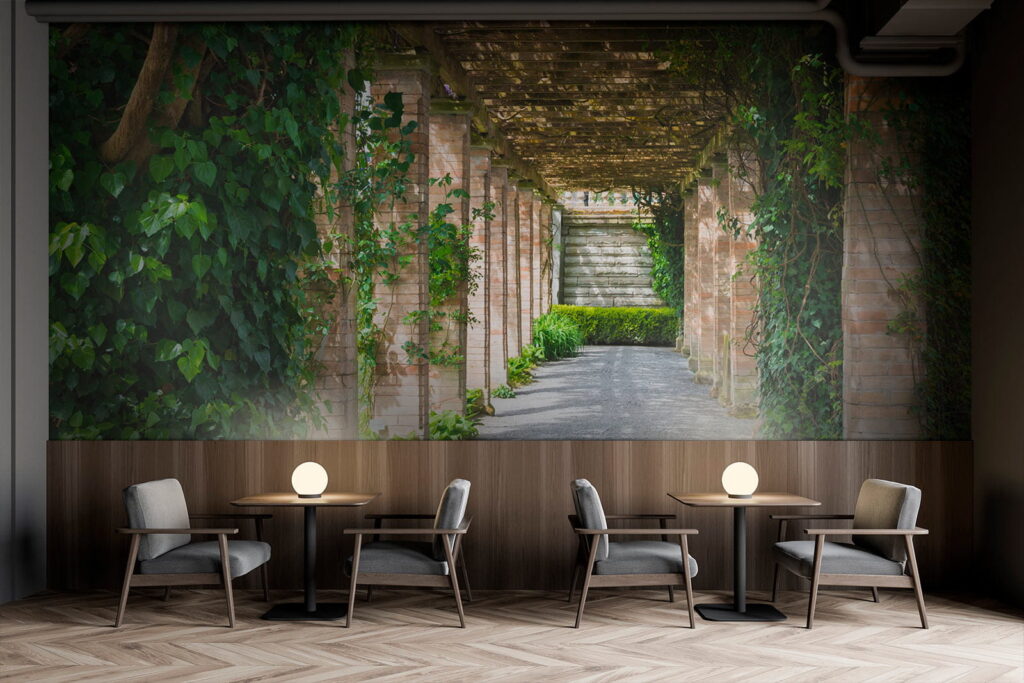 Path under a pergola — interior 10