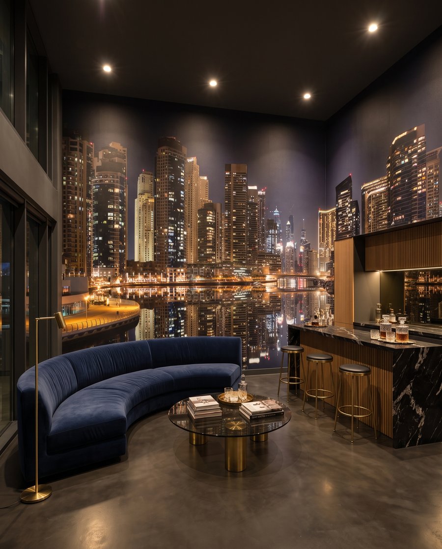 City Lights Reflected — interior 3