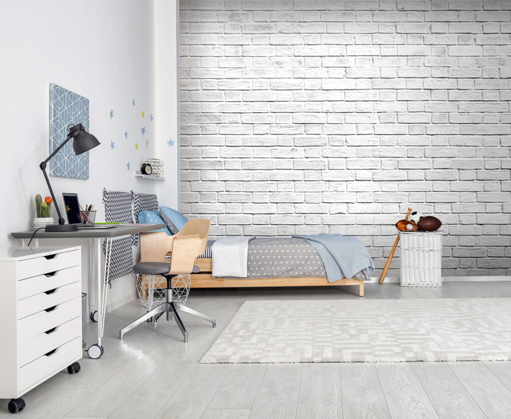 Whitewashed Brick — interior 10