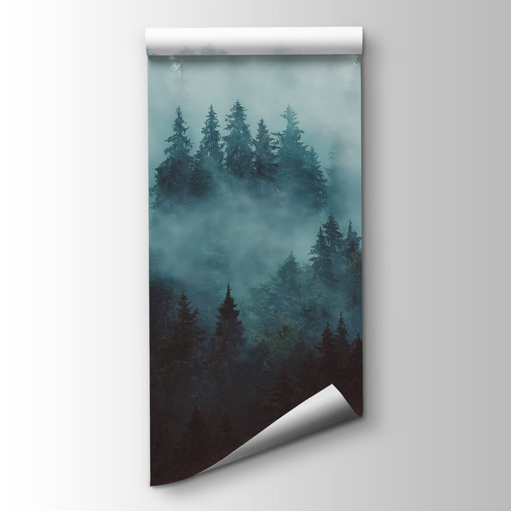 Pines in blue mist — product view