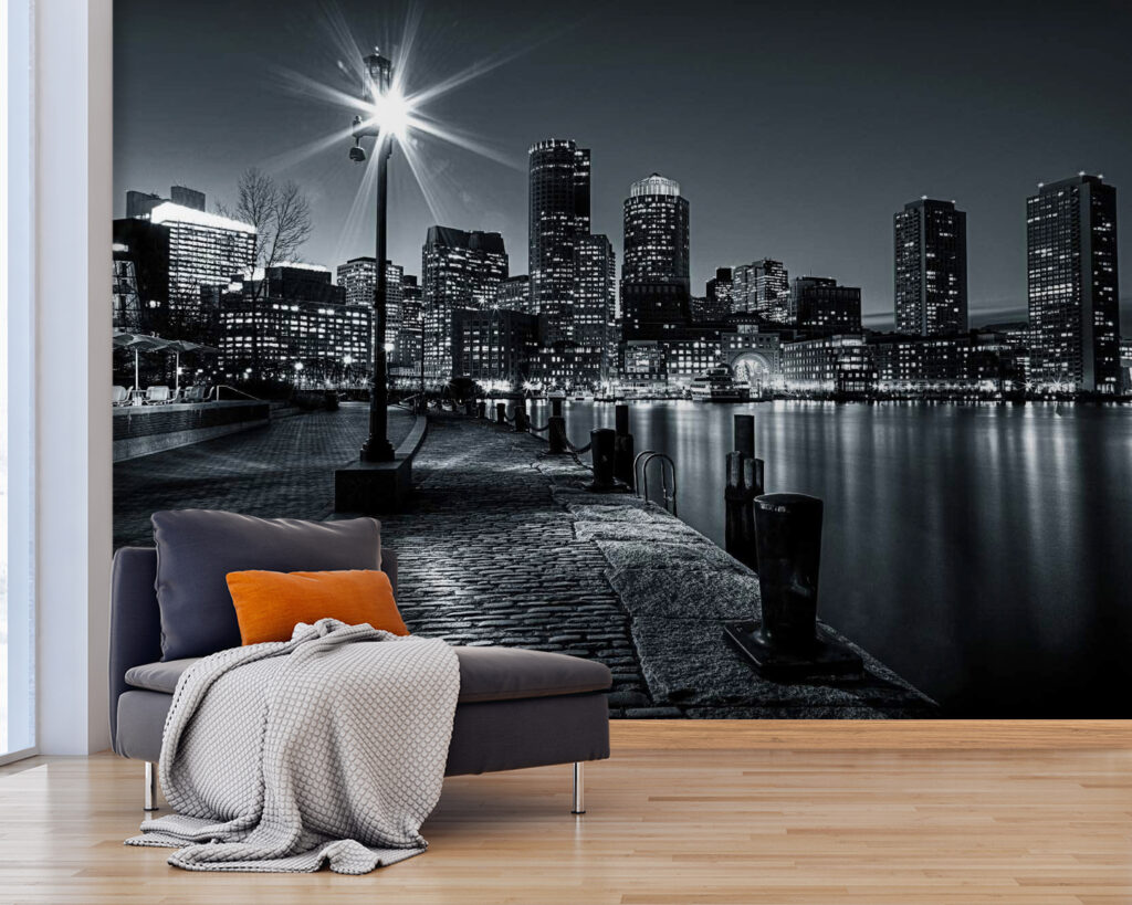 Black and white quay — interior 2