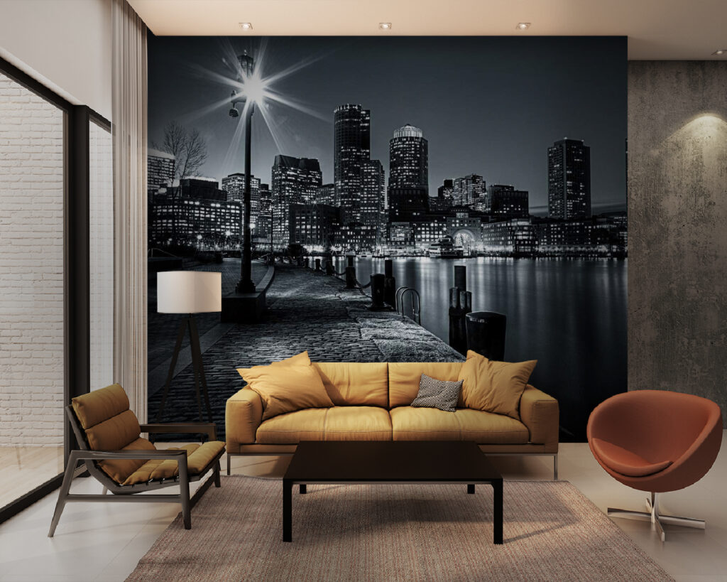 Black and white quay — interior 3