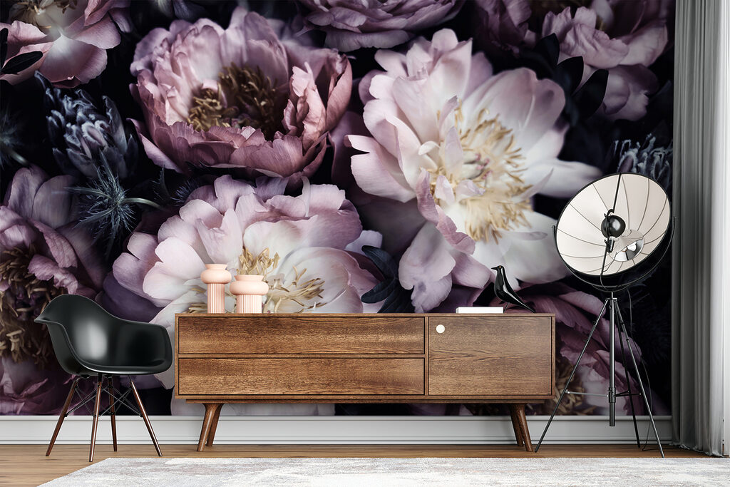 Dark peonies in light — interior 5