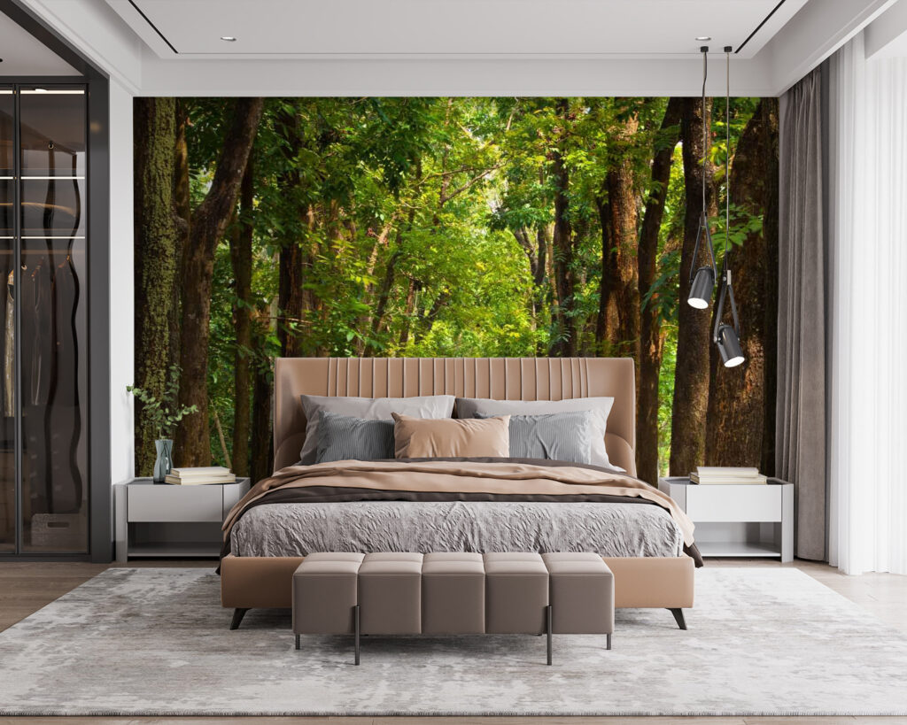 Long tree-lined avenue — interior 2