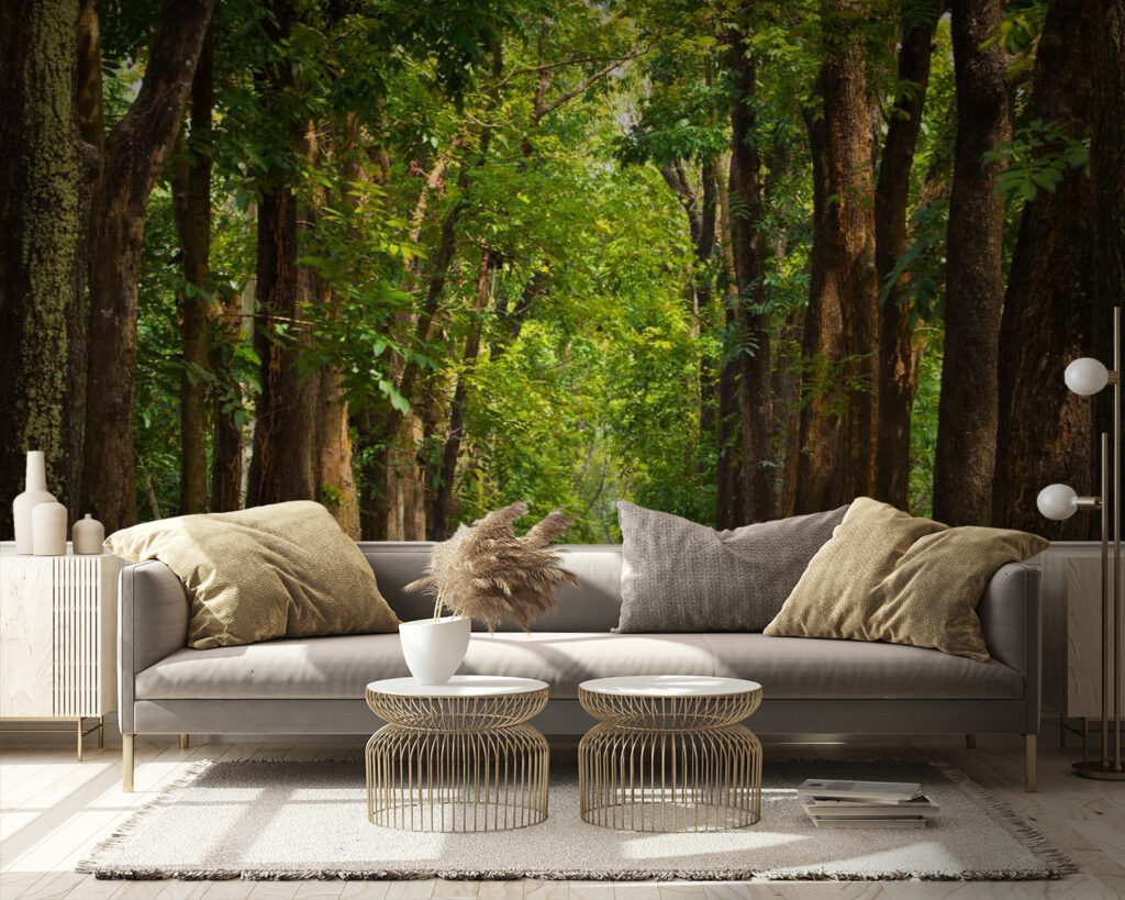 Long tree-lined avenue — interior 3