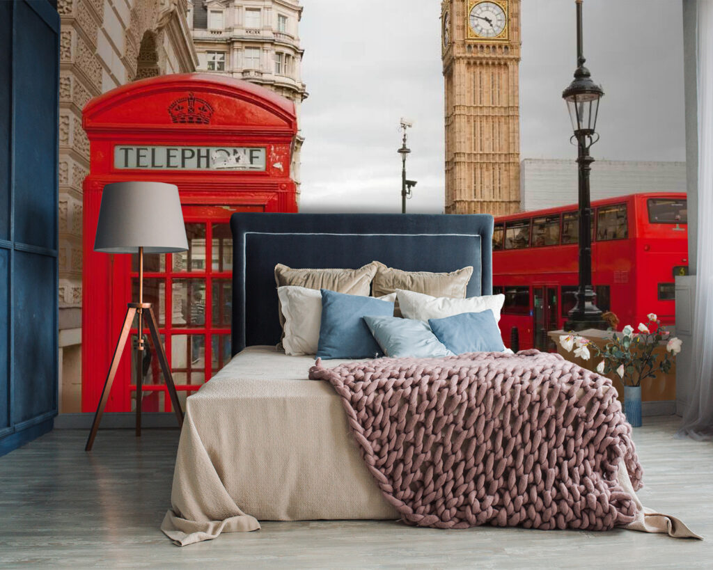 Phone box in London — interior 3