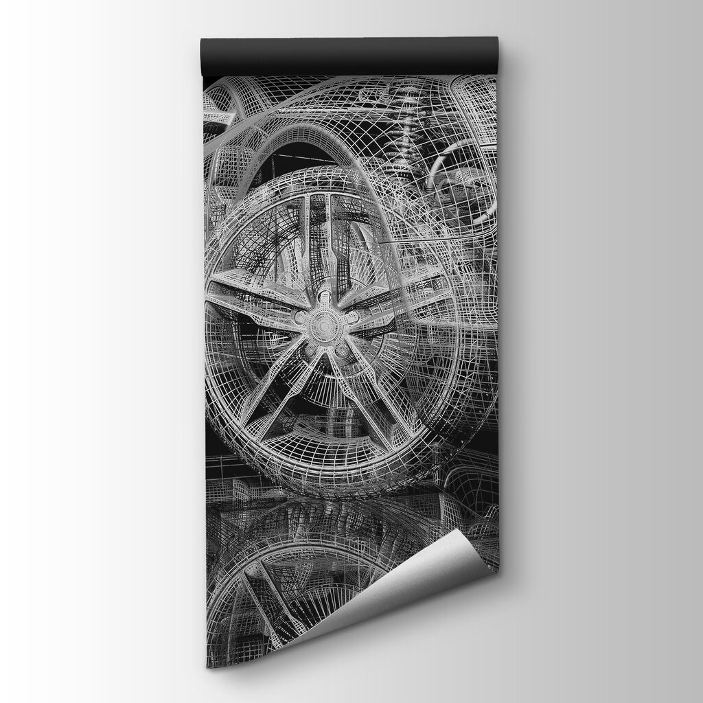Car in white lines — product view