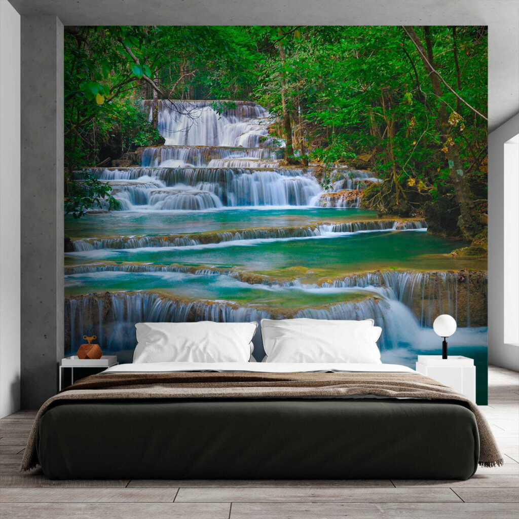 Water over forest steps — interior 2