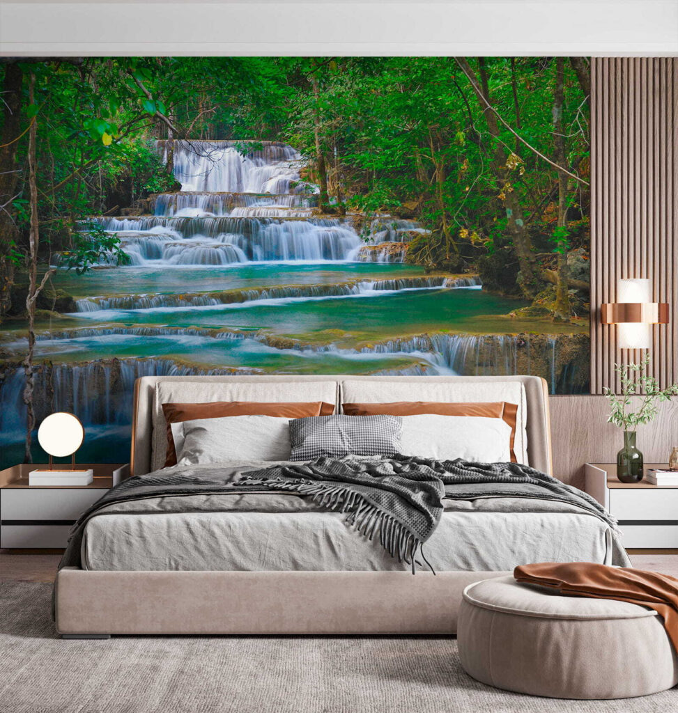 Water over forest steps — interior 3