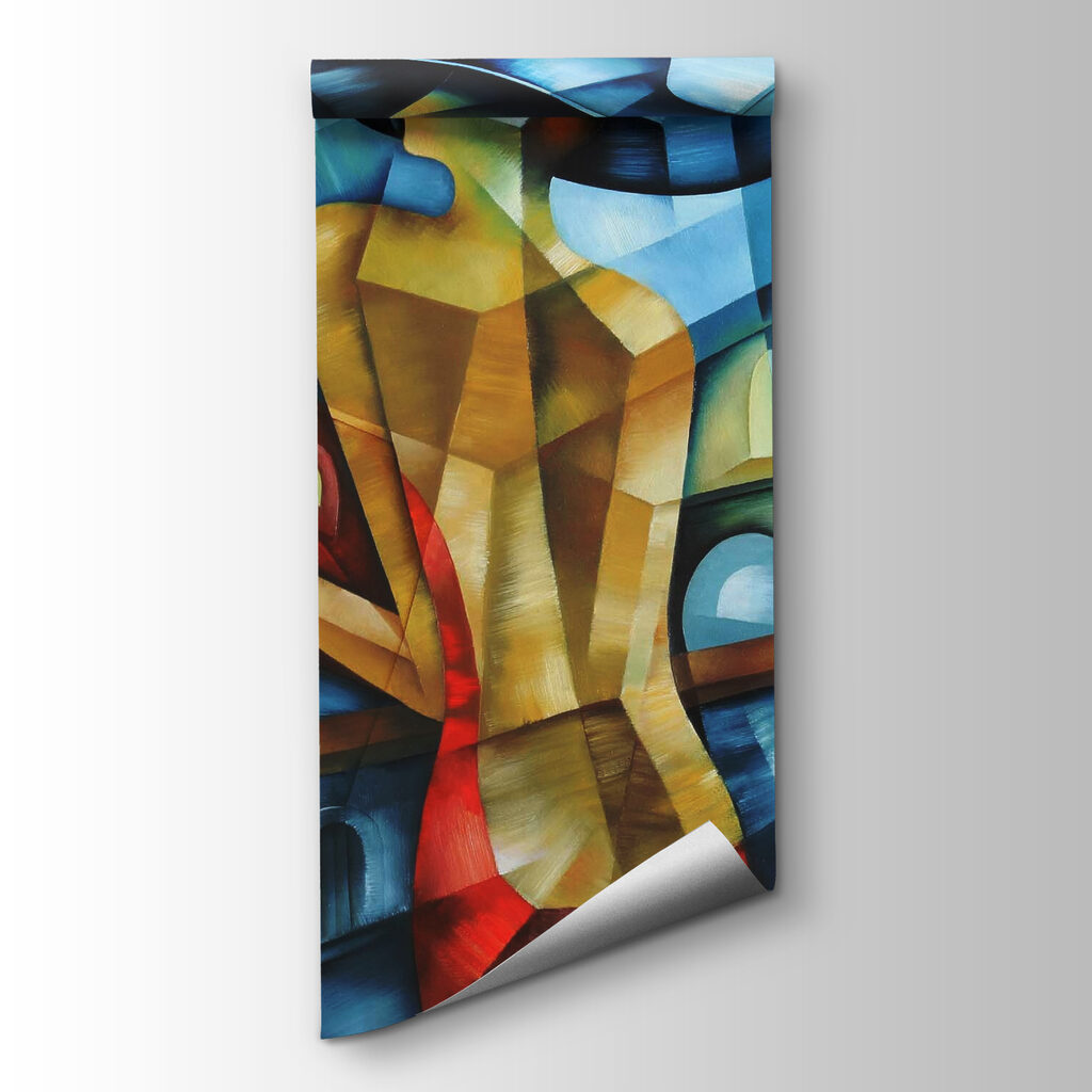 Woman with wine glass — product view