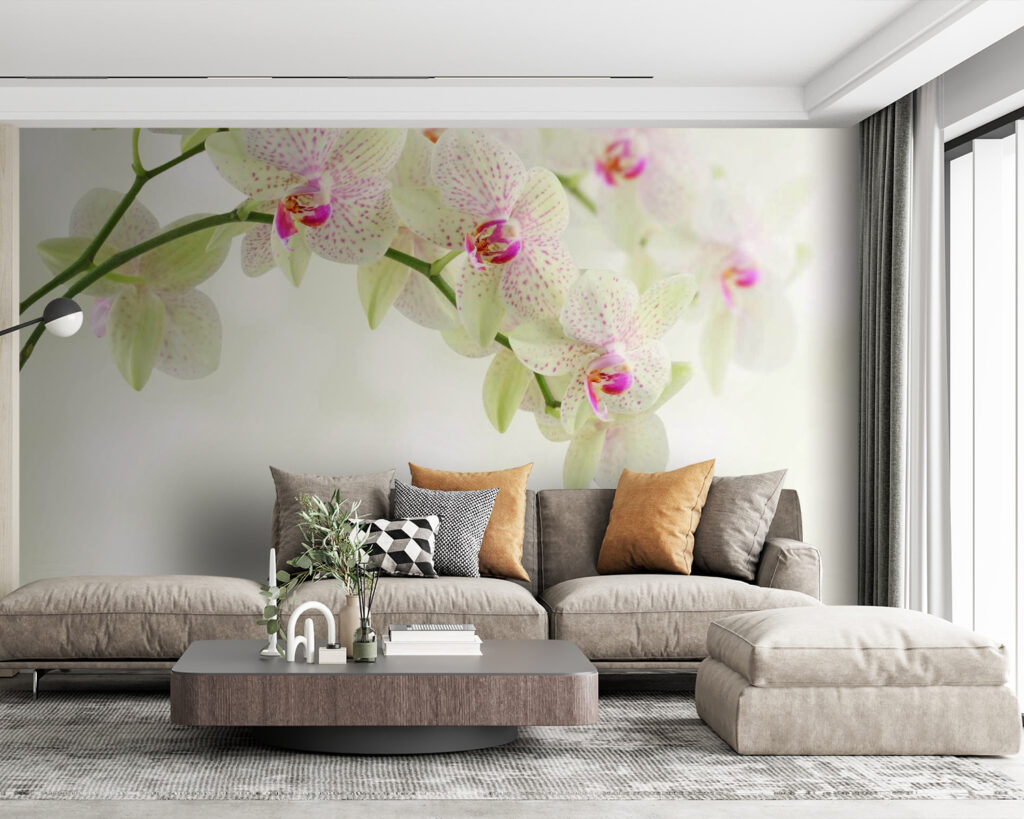 Pale orchid over water — interior 5