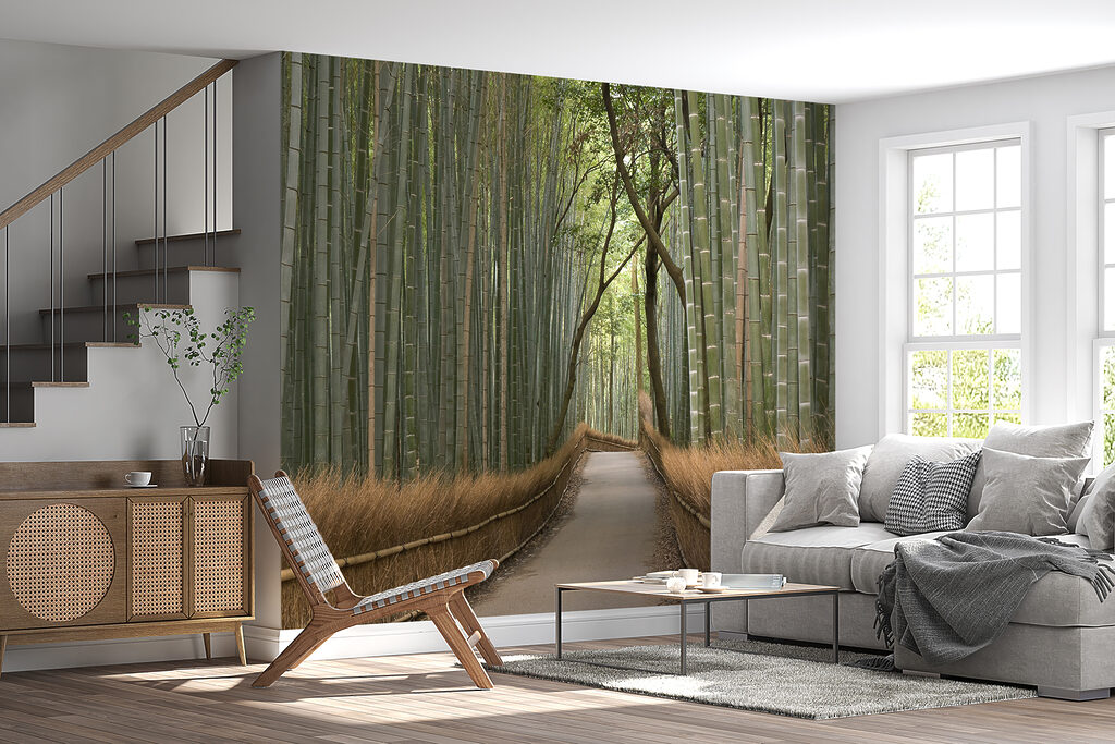 Path through tall bamboo — interior 11