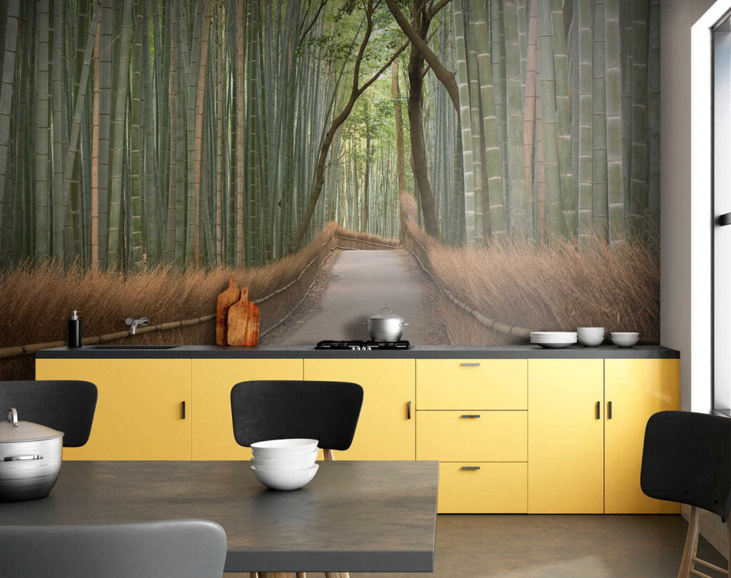Path through tall bamboo — interior 6