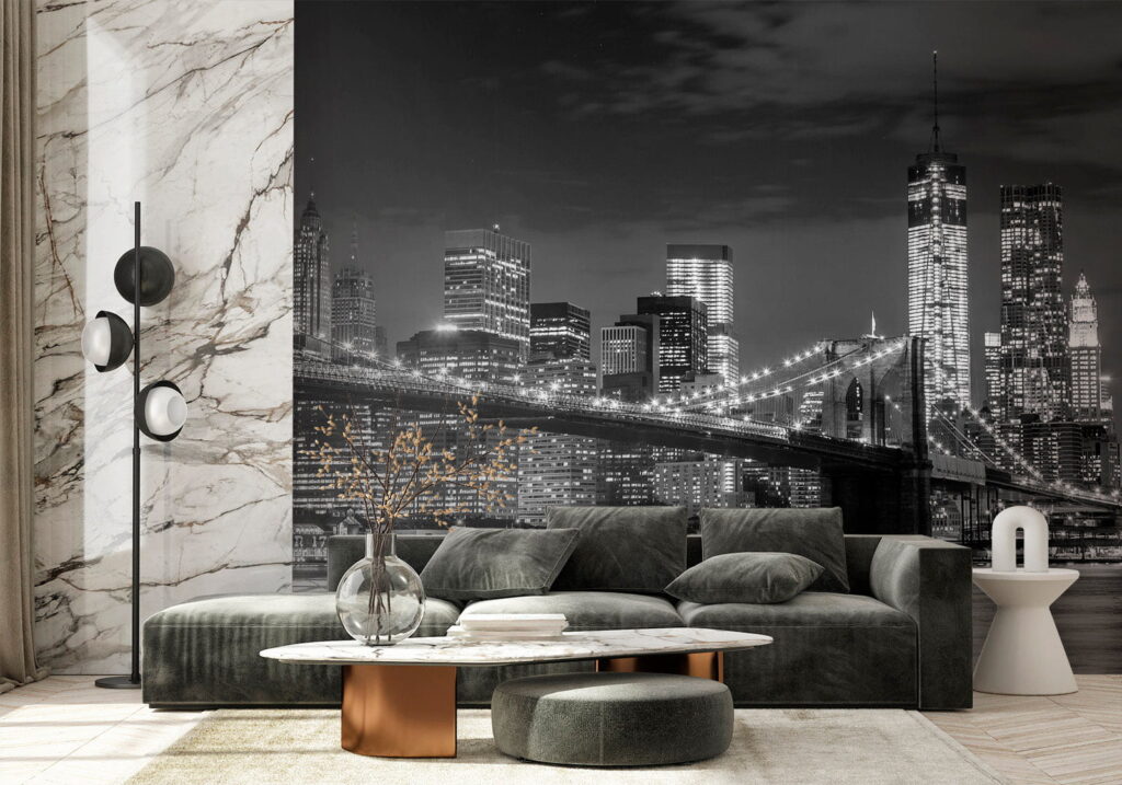 Night bridge in greys — interior 1