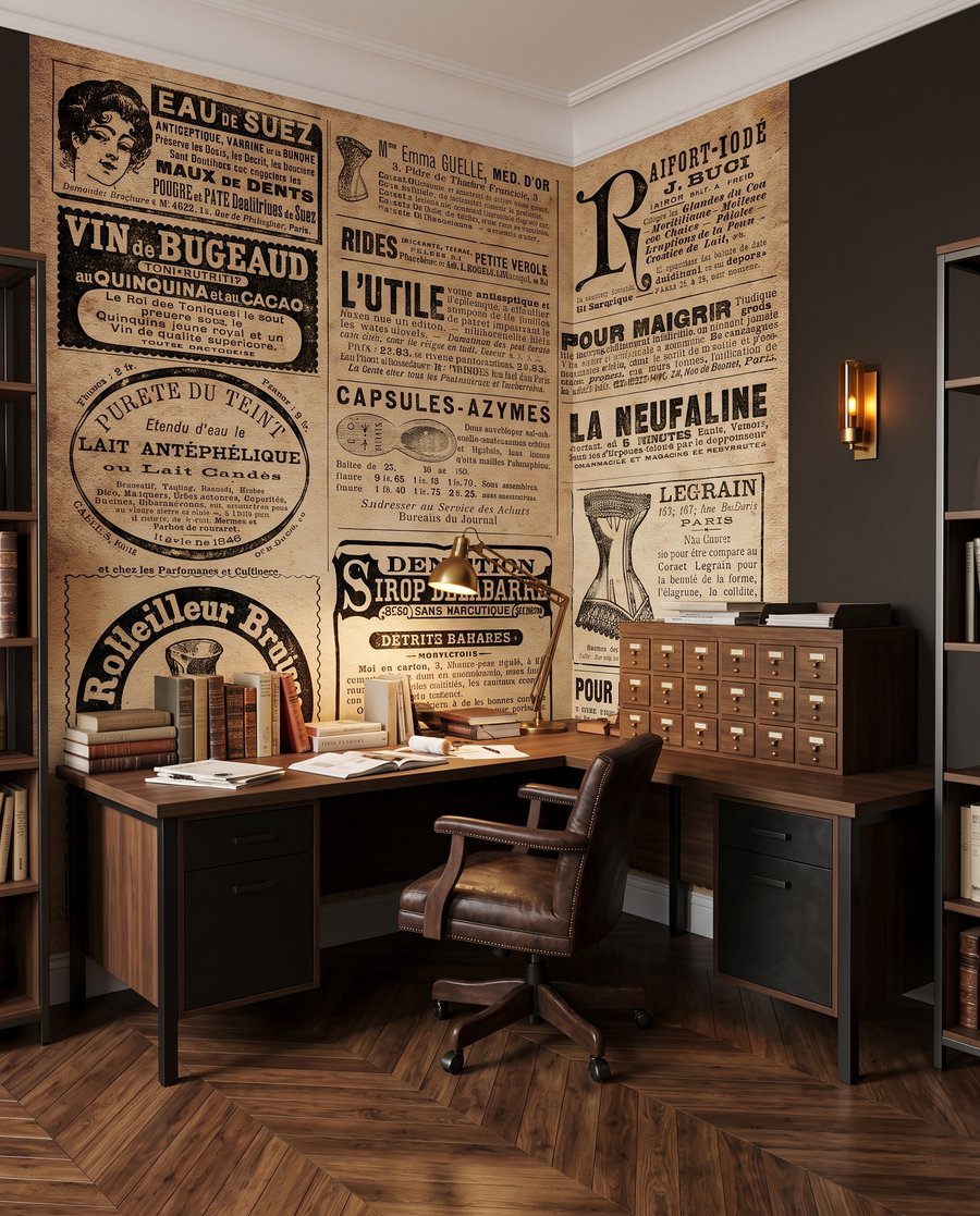 Vintage Newsprint — interior 4
