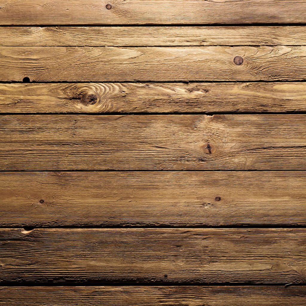 Old honey-brown planks — full design