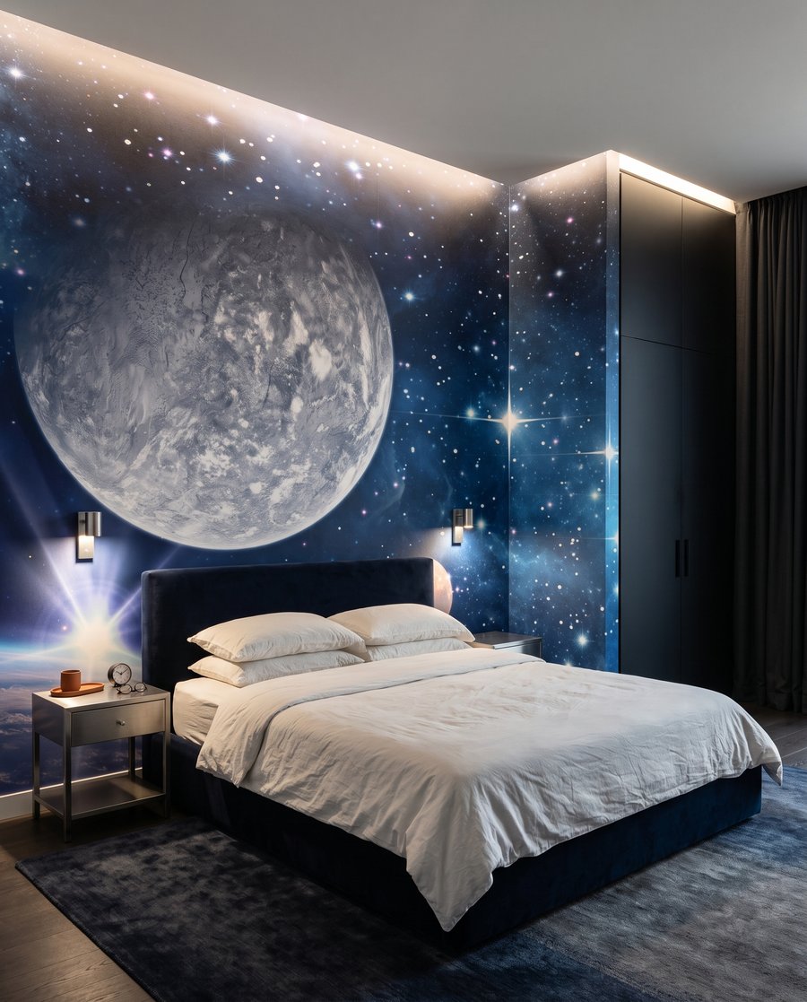Across the Cosmos in an interior
