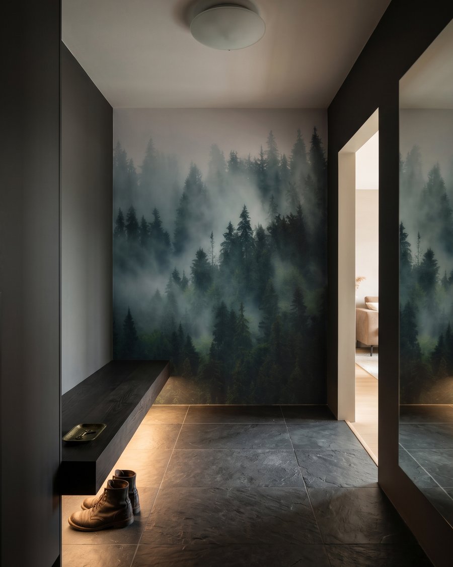 Forest in the Clouds in an interior