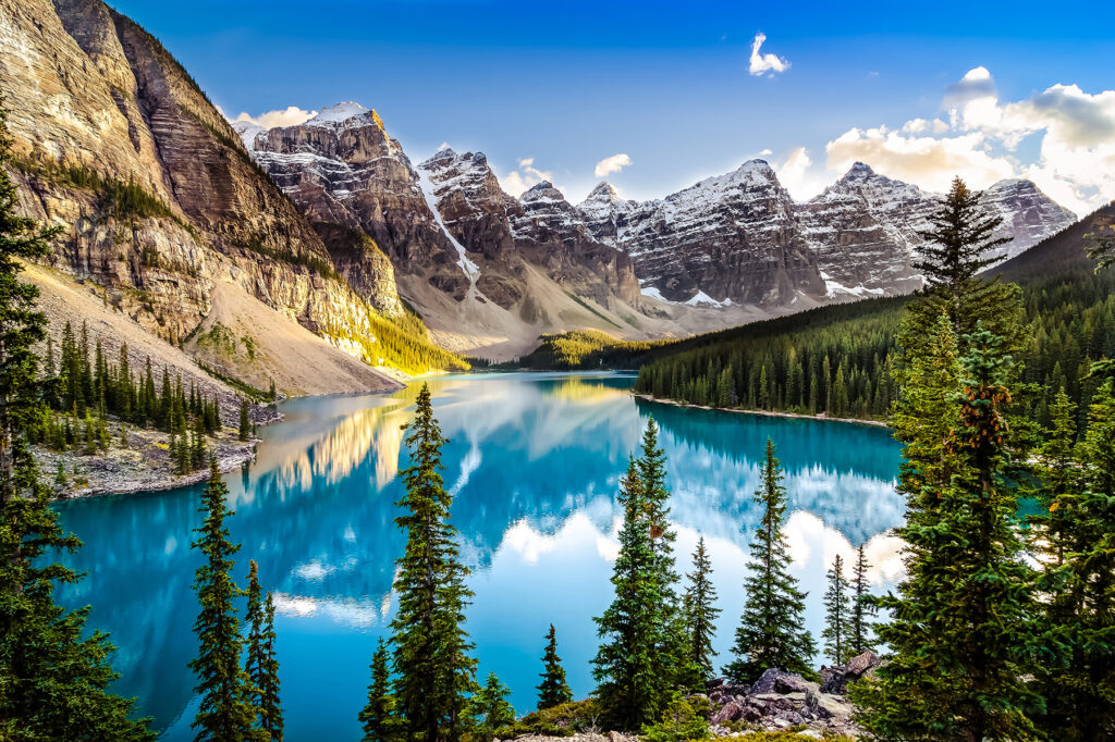 Mountain Lake Reflection — full design