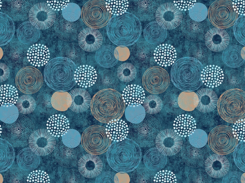 Patterned Circles — full design