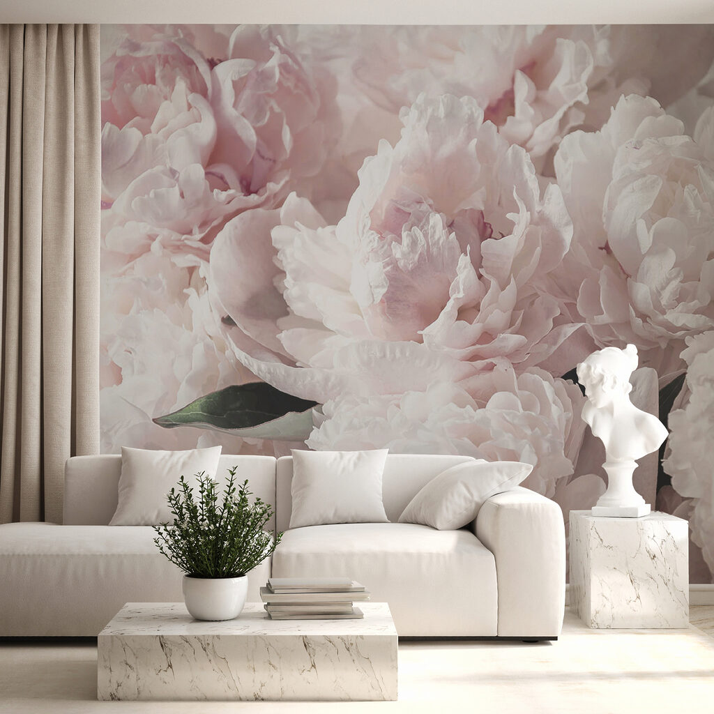 Light pink peonies — interior 1