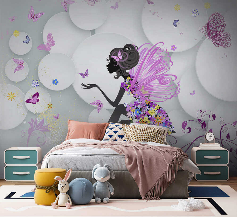 Fairy between white circles — interior 2