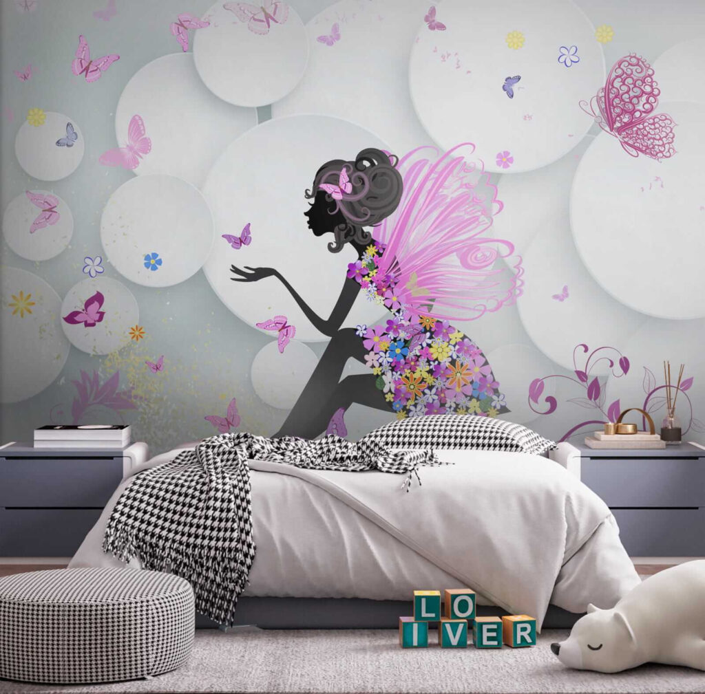 Fairy between white circles — interior 4