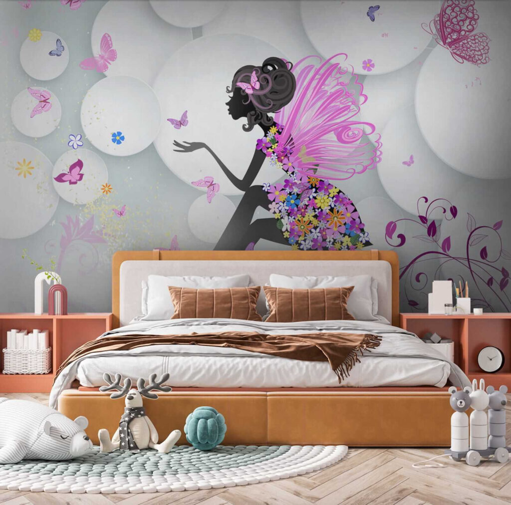 Fairy between white circles — interior 5