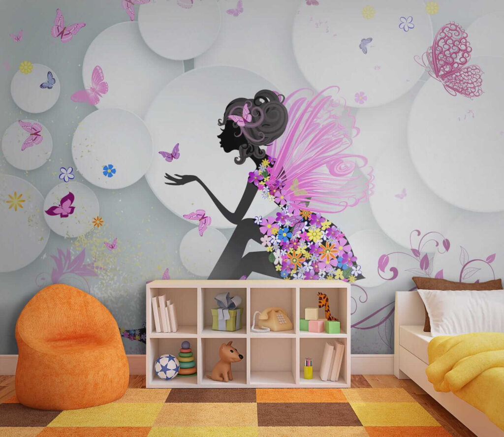 Fairy between white circles — interior 7
