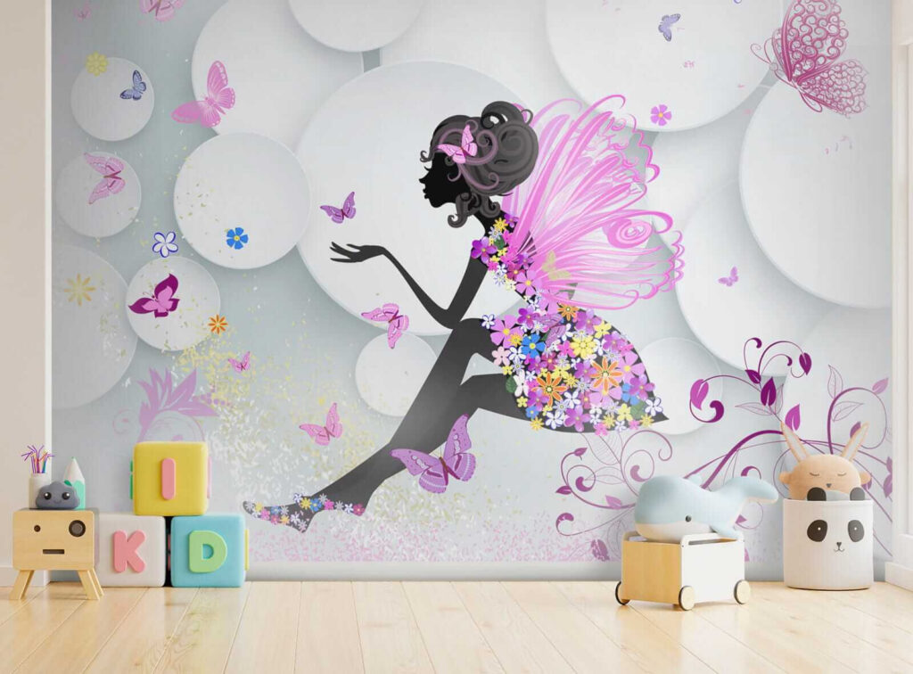 Fairy between white circles — interior 9