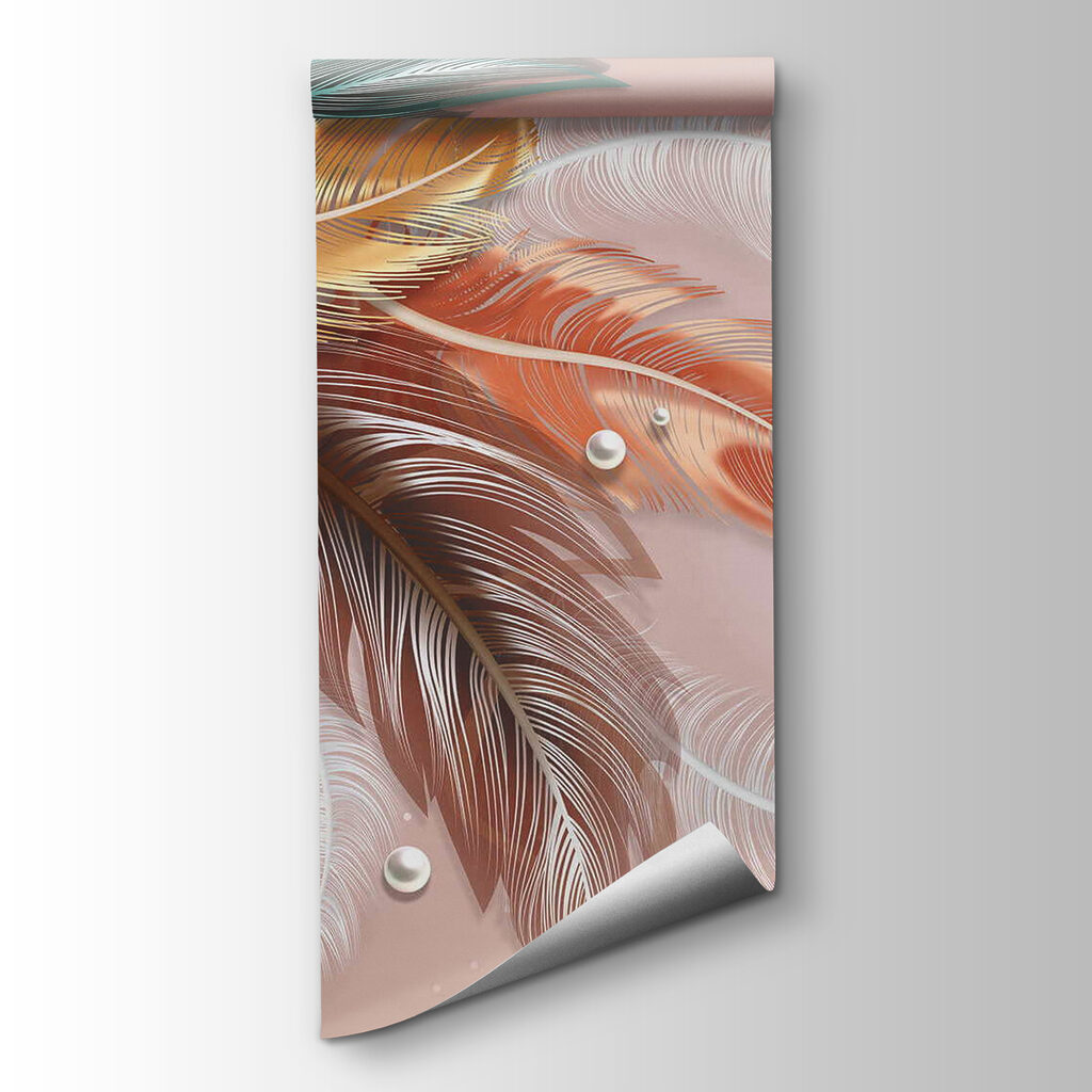 Feathers among round drops — product view