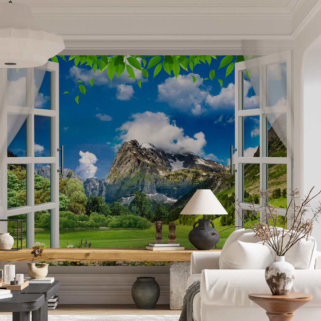 Mountain meadow view — interior 3