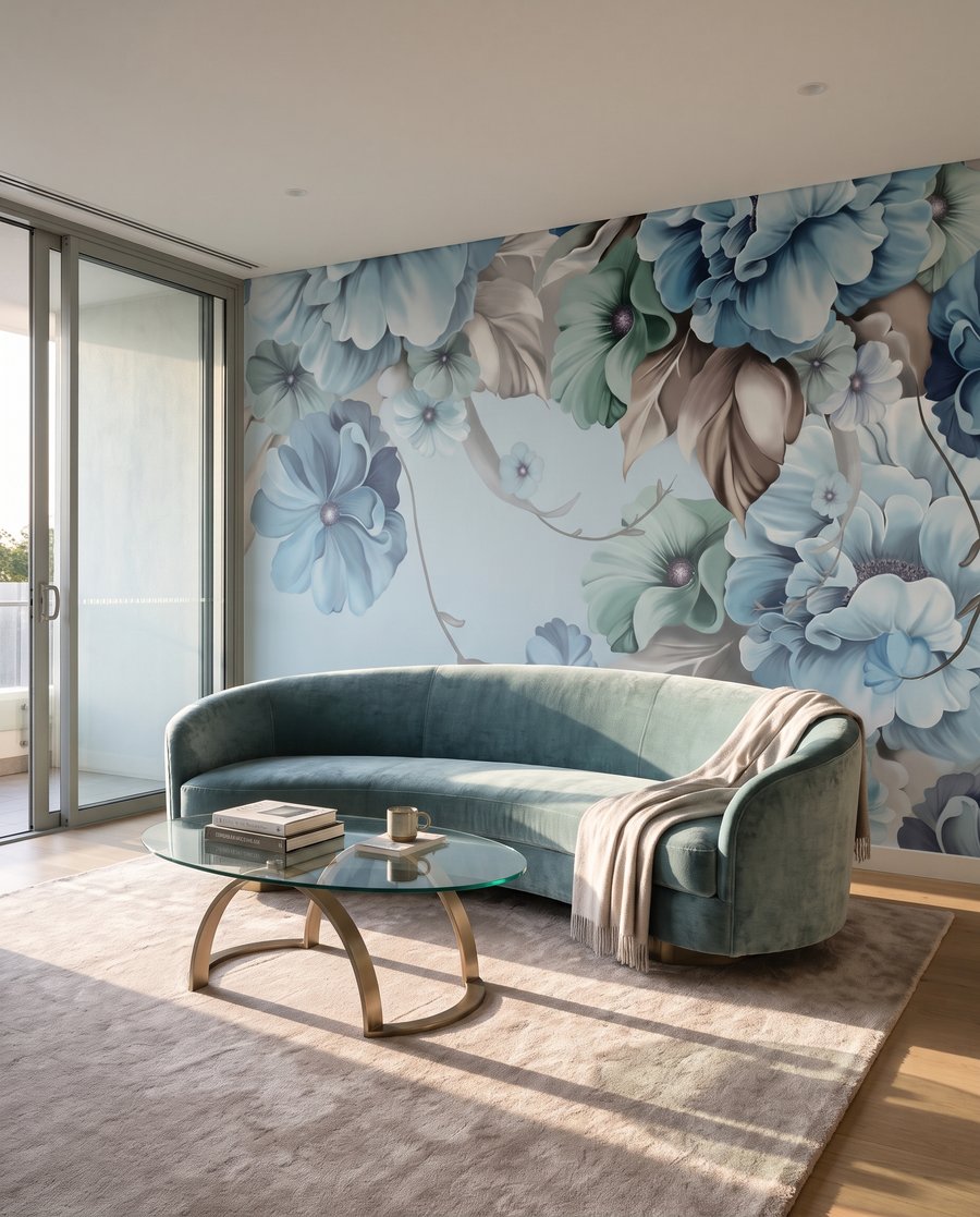 Sky Blue Bouquet in an interior