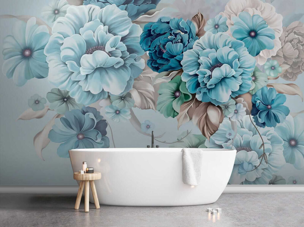 Sky Blue Bouquet in an interior