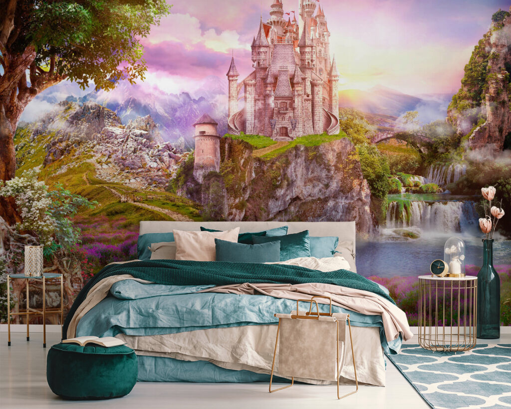 Fairytale castle and waterfall — interior 2
