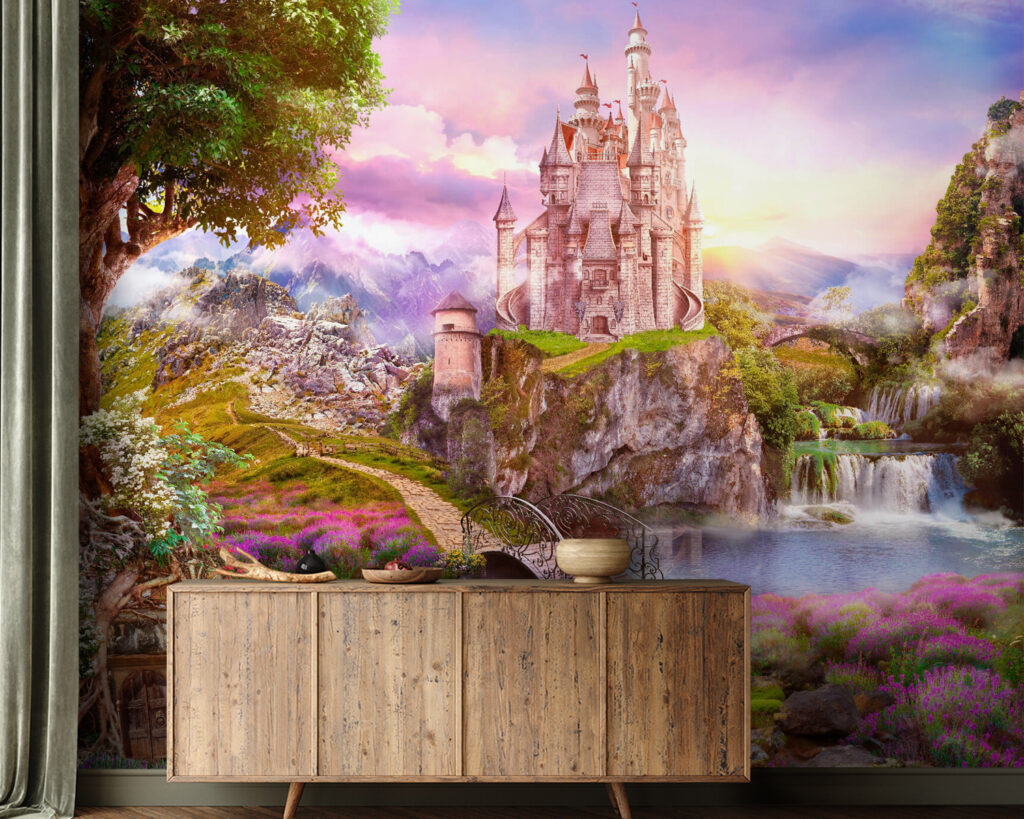 Fairytale castle and waterfall — interior 3
