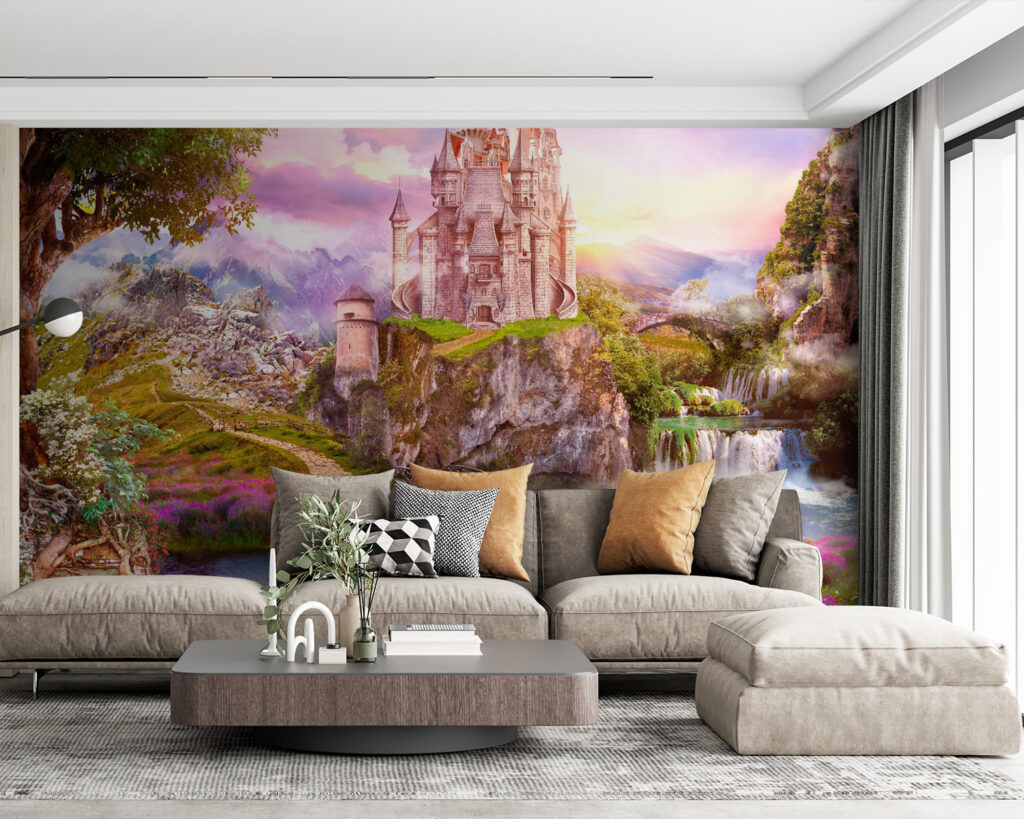 Fairytale castle and waterfall — interior 4