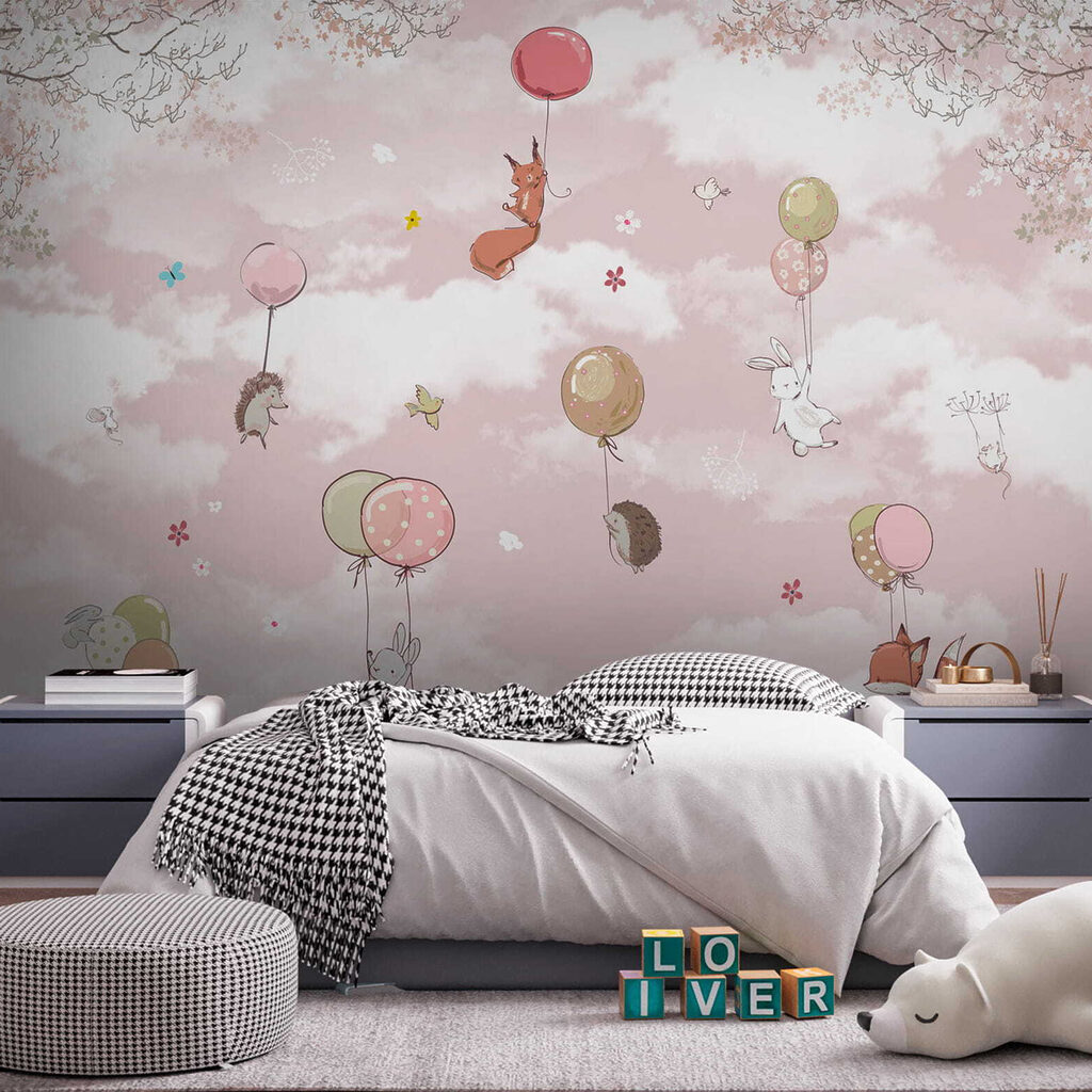 Forest animals on balloons — interior 7