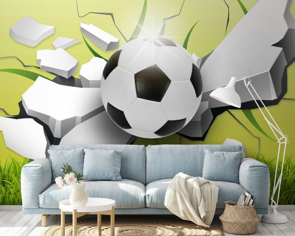 Football through a wall — interior 2