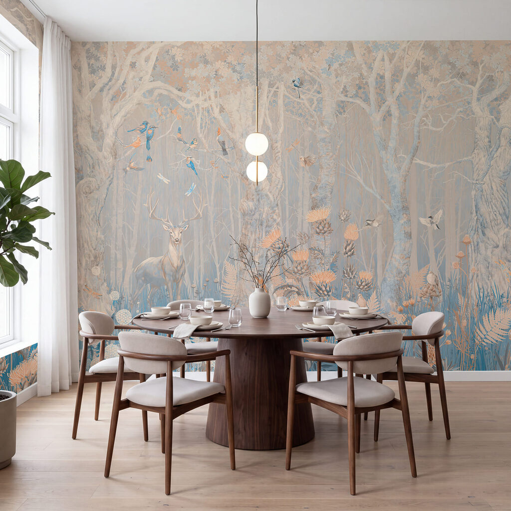 Woodland Deer in an interior